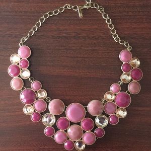 Pink Bubble Statement Necklace